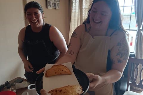 Traditionel madlavningskursus med en costaricansk familie