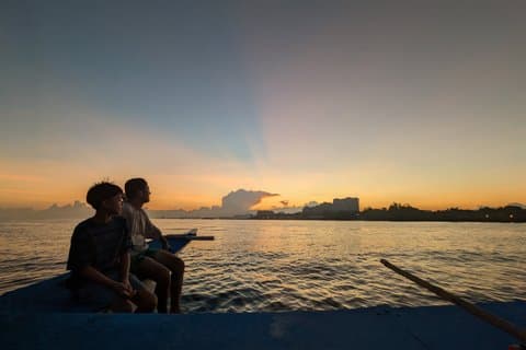 Crucero en barco de panga Cebu Mactan con bebidas