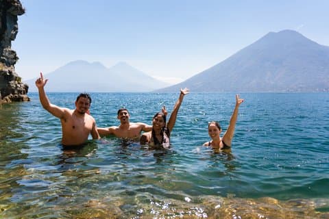 Lake Atitlan Hike Cliff Jump and Cultural Tour