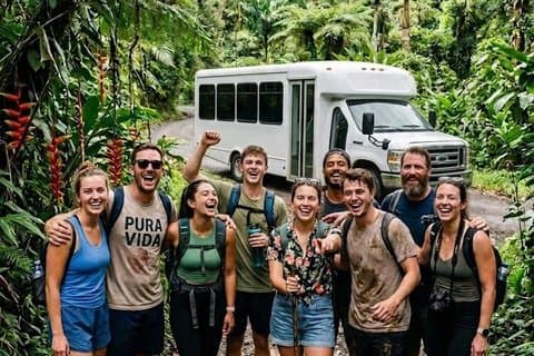El Yunque Rainforest River and Beach Adventure Tour