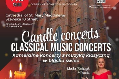 Concerti privati a lume di candela con musica classica a Breslavia