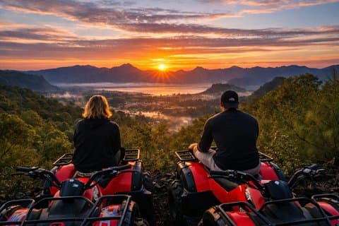 Mount Batur Sunrise ATV Quad Bike e Terrazza del riso