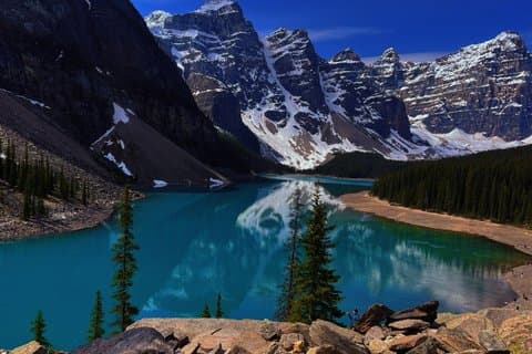 Moraine and Lake Louise Half Day Adventure from Canmore or Banff