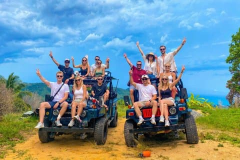 JEEP JUNGLE SAFARI Around Koh Samui(Eco Friendly)including Lunch