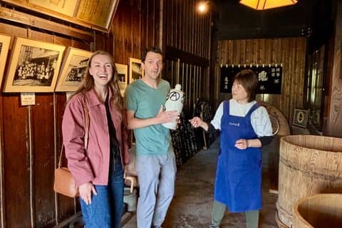Historisk Sake Brewery Tour og smagning session