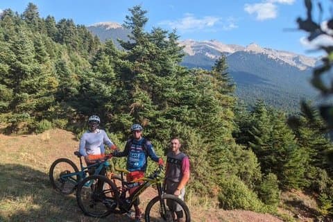 Experiencia de 1 día en bicicleta de montaña desde Atenas