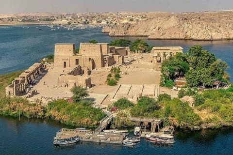 Philae Temple från Aswan Hotell (exklusive entréavgifter)
