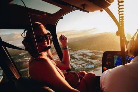 Punta Cana helikoptertur med fantastisk kystutsikt