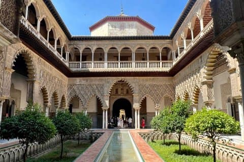 Private Familien Alcazar Tour in Sevilla für Kinder