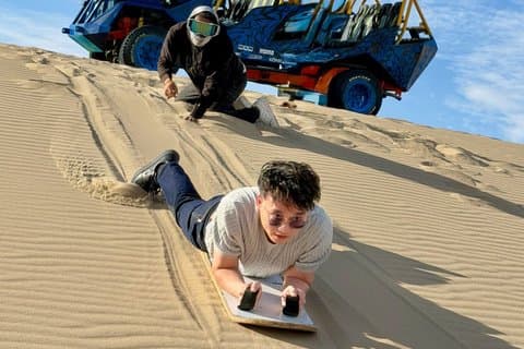 Privates Ganztages-All-Inclusive-Angebot in Paracas, Huacachina und Weinbergen