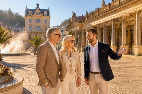 Privat Karlovy Vary dagstur fra Praha med lokal sjåfør Guide