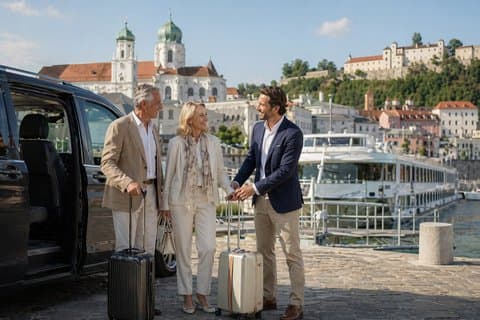 Privat transfer från Prag till Passau – perfekt för Donaukryssningar