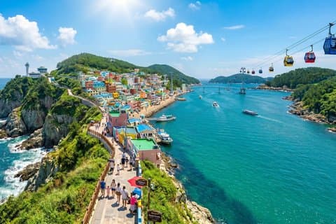 Taejongdae, Songdo Cable Car, Gamcheon Village from Busan