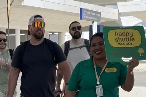 Privat rundturstransport från Cancun flygplats till Tulum