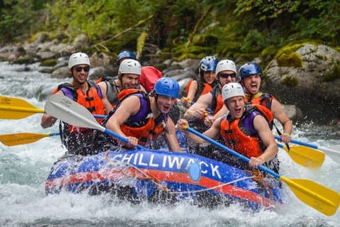 Whitewater Rafting de Vancouver com almoço e transferências