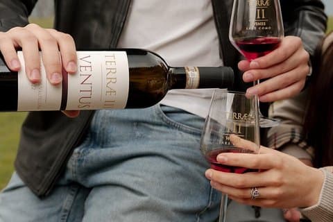 Bellagio : Terrae III Weinprobe mit Abholung & Charcuterie