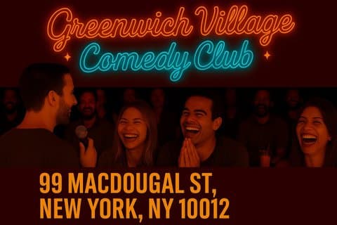 Greenwich Village Comedy Club-sur le célèbre Comedy Row de New York