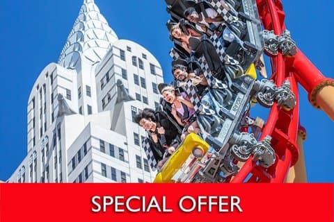 Der Big Apple Coaster im New Yorker New Yorker Hotel und Casino