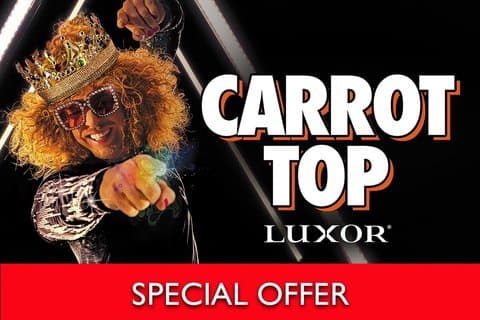 Carrot Top im Luxor Hotel und Casino