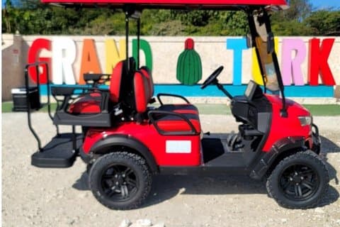 4 Seater Luxury Golf Cart Executive Edition Rental in Grand Turk