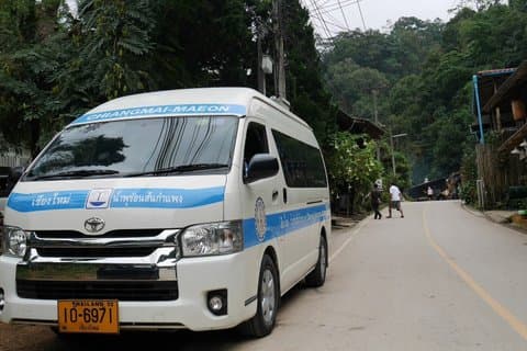 Transfert aller simple en minivan partagé Chiang Mai Mae Kampong