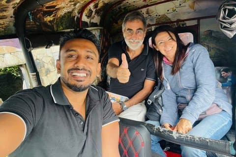 Visite privée de Kandy à Ambuluwawa Tower Tuk Tuk