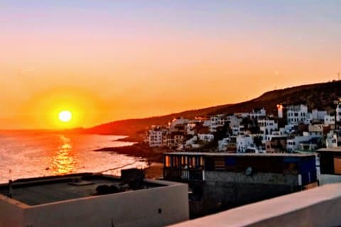 Sunset Taghazout Tour og Berber Souk Besøg fra Agadir
