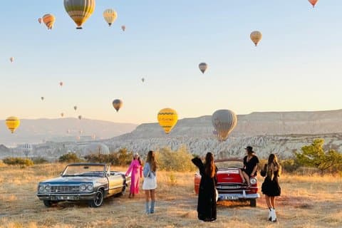 Cappadocia Sunset or Sunrise Classic Car Tour