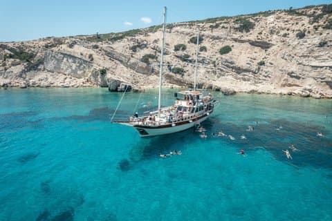 Kos: Daily Cruise to 3 islands Pserimos, Kalymnos and Plati