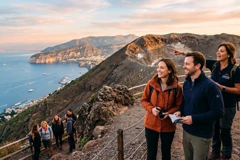 Naples: visit vesuvius coordination Entry with roundtrip bus