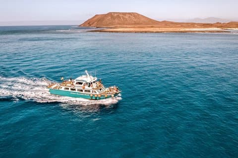 Ferge til Lobos Island fra Corralejo (retur)