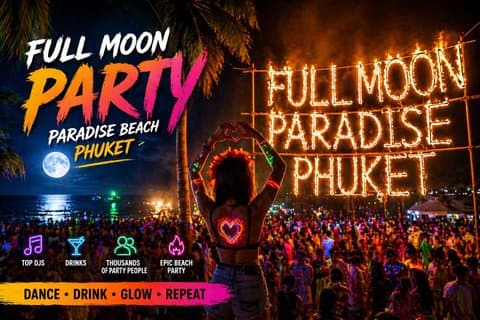 Full Moon Party au Paradise Beach Phuket
