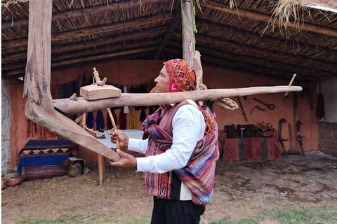 Experiência cultural andina: paisagem rural, tradições e almoço local