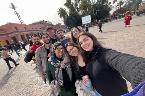 Marrakech : Tour guidato a piedi della Medina Monumenti e souk