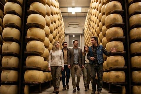Von Milch auf Räder : Parmesan Tour und Verkostung in Parma