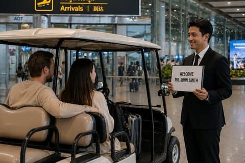 Survanabuhmi Airport Meet and Greet Assist&Buggy&Private Transfer