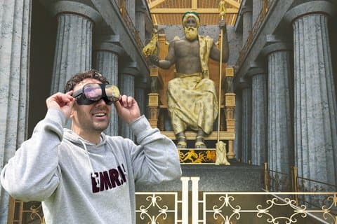 Olympia: The Famous VR Glasses Tour (+Audio Guide)