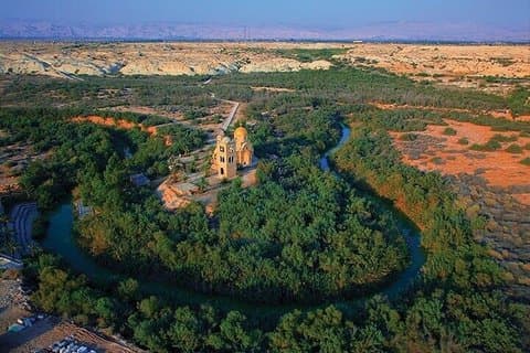 Excursion d'une journée au baptême de Béthanie au Jourdain, à Madaba et au mont Nebo au départ d'Amman