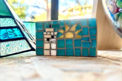 Salonicco Crea il tuo magnete per souvenir in mosaico in 45