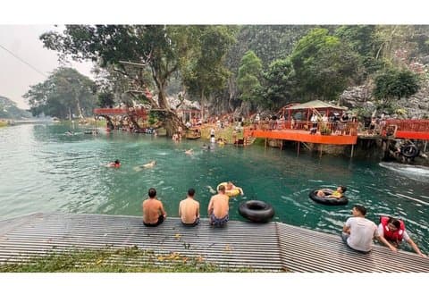Vang Vieng Shared Tour with Kayak and Zipline