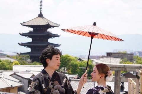 Kyoto Kimono leie og fotoshoot opplevelse
