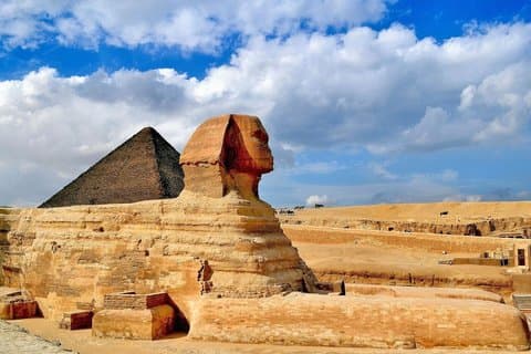 Grand Egyptian Museum & Pyramids from Port Said