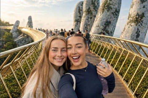 Premium Ba Na Hills og Golden Bridge Tour med buffet frokost