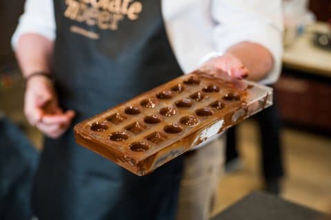 Atelier belge unique de fabrication de chocolat à Gand