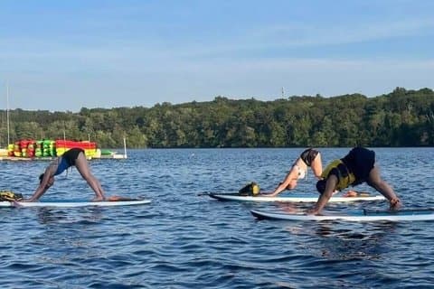 Sunset Paddleboard Yoga Kurs in Chelmsford