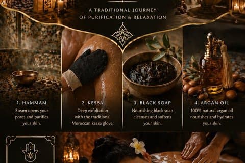 Marrakech : Marokkaanse hamam & ontspannende massage ervaring