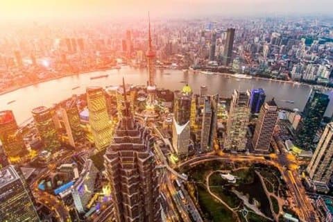 Shanghai Jinmao Tower Observation Deck in China