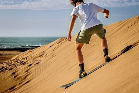Tour di sandboard delle dune di Timlalin da Agadir e Taghazout