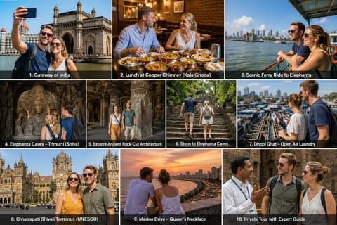 All-Inclusive Private Mumbai Highlights & Elephanta Caves Tour