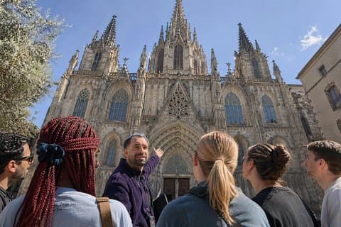 Barcelona 1.5h Private Old Town, Gothic & Ramblas Tour a pé